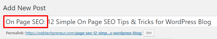 12 Simple On Page SEO Tips & Tricks For WordPress Blog