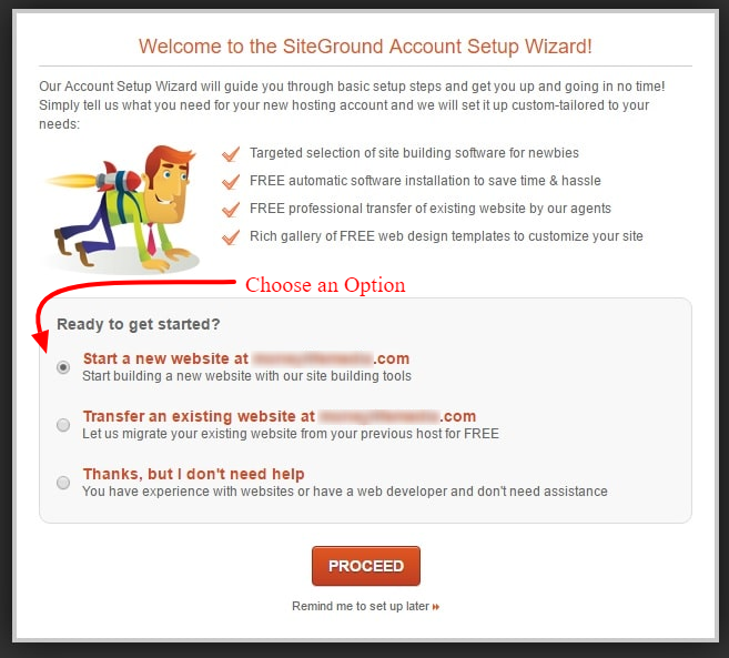 how to start a blog with siteground