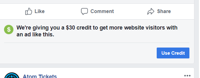 $30 facebook ad credit free 2021