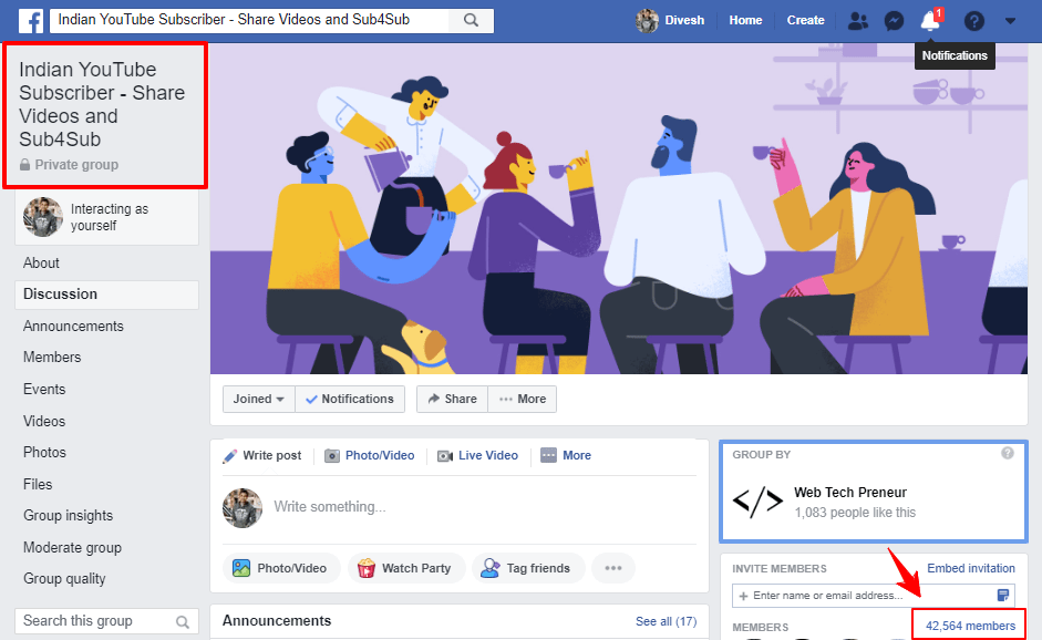 how to get more members in facebook group