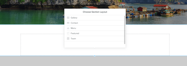 Weebly layout options