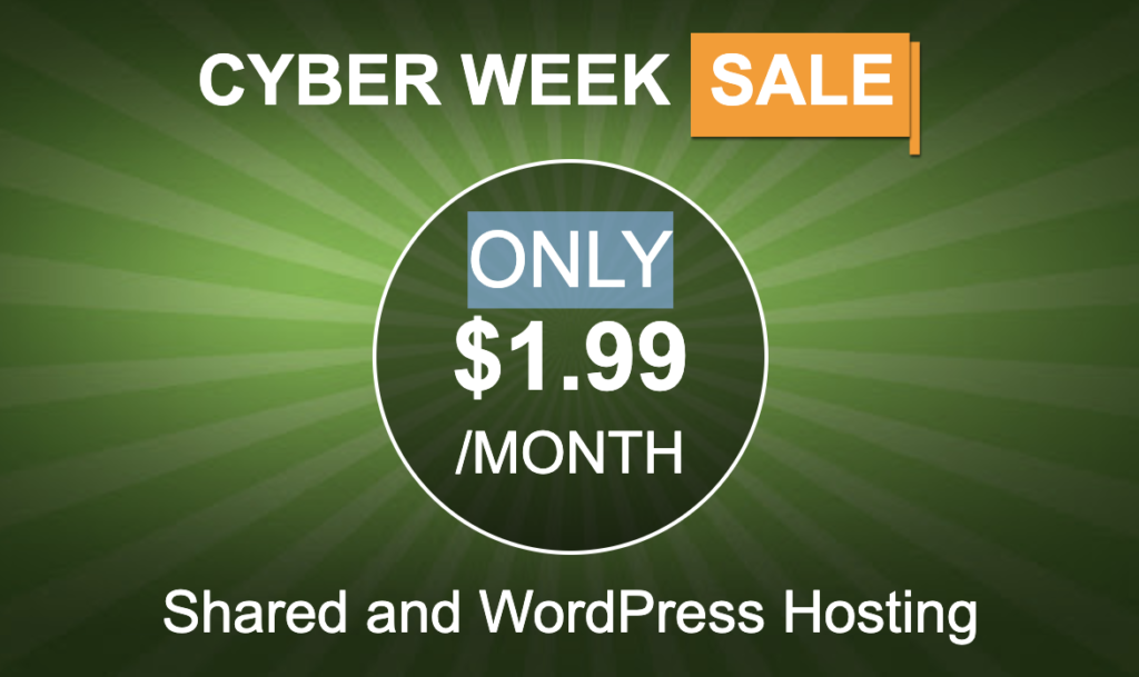 Hostpapa Cyber Week Sale