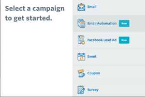 constant contact campaign template